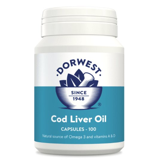 DORWEST Cod Liver Oil Capsules For Dogs And Cats - Pets Villa