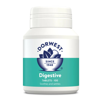 DORWEST Digestive Tablets For Dogs And Cats - 100 Tablets - Pets Villa