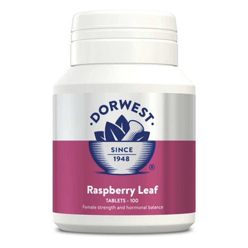 DORWEST Raspberry Leaf Tablets For Dogs And Cats - 100 Tablets - Pets Villa