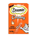 DREAMIES Creamy Cat Treats With Chicken 4X10g - Pets Villa