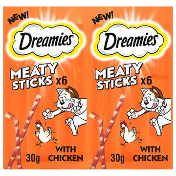 Dreamies Meaty Sticks with Chicken 30g - Pets Villa