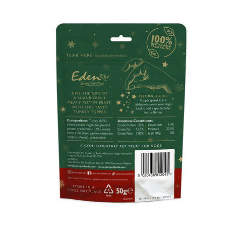 EDEN Christmas Crumble Turkey, Cranberry and Herbs - Pets Villa