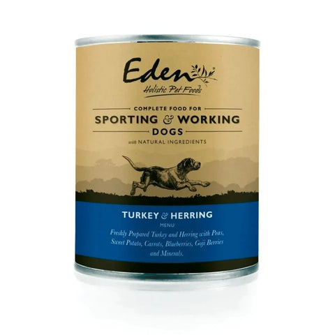 EDEN Turkey and Herring for Sporting and Working Dogs 400g - Pets Villa