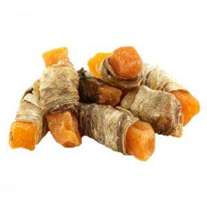 ELKWOOD Sweet Potato Strips Wrapped With Fish Skin - Pets Villa