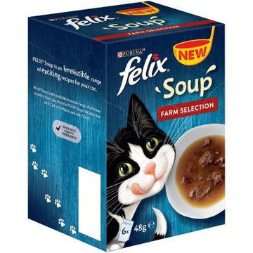 FELIX Soup Farm Selection 6 x 48g - Pets Villa