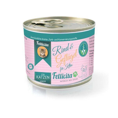 FELLICITA Beef & Poultry For Kitten - Pets Villa