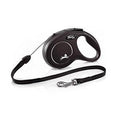 FLEXI Classc Cord 8m Black Small - Pets Villa