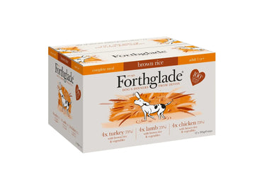 FORTHGLADE Complete Grain Free Multipack Turkey, Lamb and Chicken (12x395g) - Pets Villa