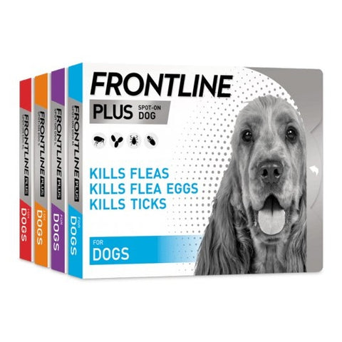 FRONTLINE PLUS® Flea and Tick Treatment For Dogs 1s - Pets Villa