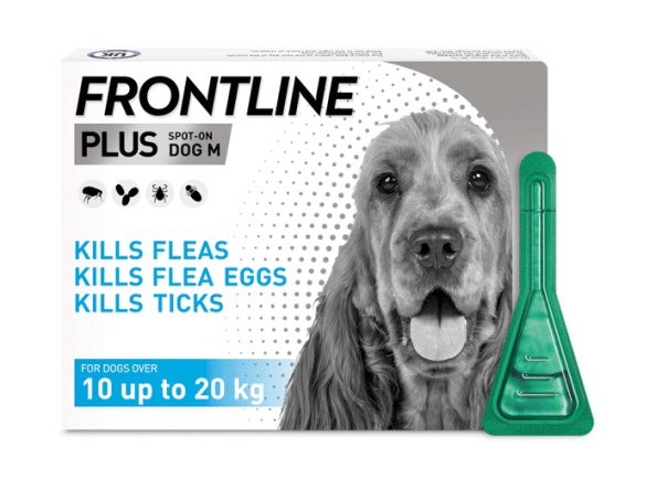 FRONTLINE PLUS® Flea and Tick Treatment For Dogs 1s - Pets Villa