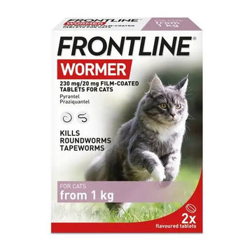FRONTLINE Wormer For Cats 2 tabs - Pets Villa