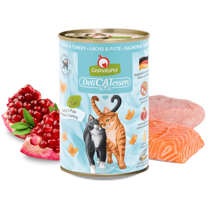 GRANATAPET Cat - Wet Food DeliCatessen Salmon & Turkey - Pets Villa