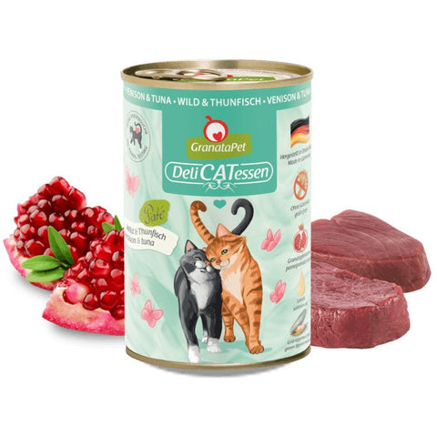 GRANATAPET Cat - Wet Food DeliCatessen Venison & Tuna - Pets Villa