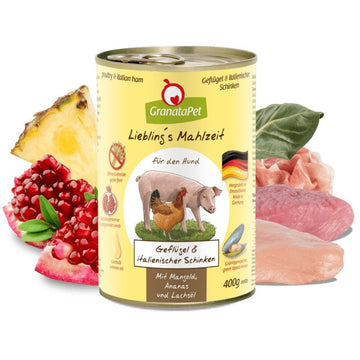 GRANATAPET Dog Lieblings Mahlzeit Poultry & Italian Ham