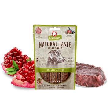 GRANATAPET Dog Natural Taste Edler Snack Deer 90g - Pets Villa