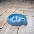 GREAT&SMALL Blue Slow Down Hi! Pet Bowl - Pets Villa