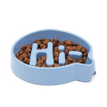 GREAT&SMALL Blue Slow Down Hi! Pet Bowl - Pets Villa