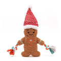 GREAT&SMALL Christmas Double Faced Gingerbread Friend Dog Toy - Pets Villa