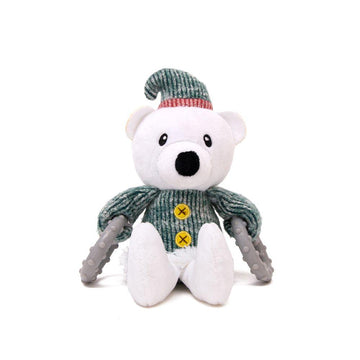 GREAT&SMALL Christmas Elf Bear Dog Toy - Pets Villa