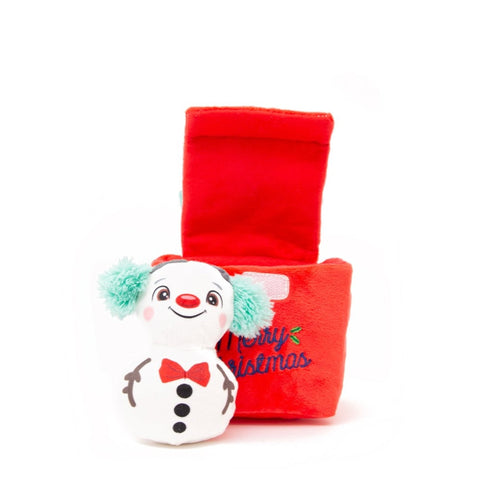 GREAT&SMALL Christmas Gift Box with Snowman 10cm - Pets Villa