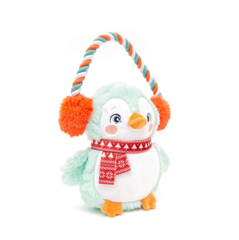 GREAT&SMALL Christmas Penguin with Rope Ear Muffs 18cm - Pets Villa