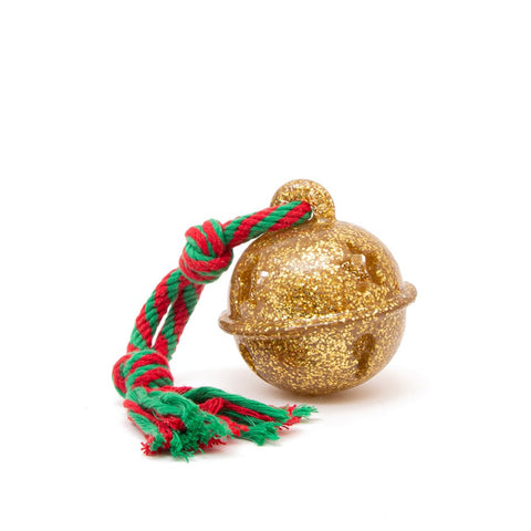 GREAT&SMALL Christmas TPR Treat Bell with Rope 9cm - Pets Villa