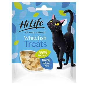 HILIFE It's Only Natural Grain Free Cat Treats Whitefish 10g - Pets Villa