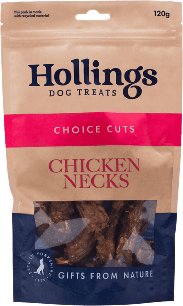 HOLLING Chicken necks 120g - Pets Villa