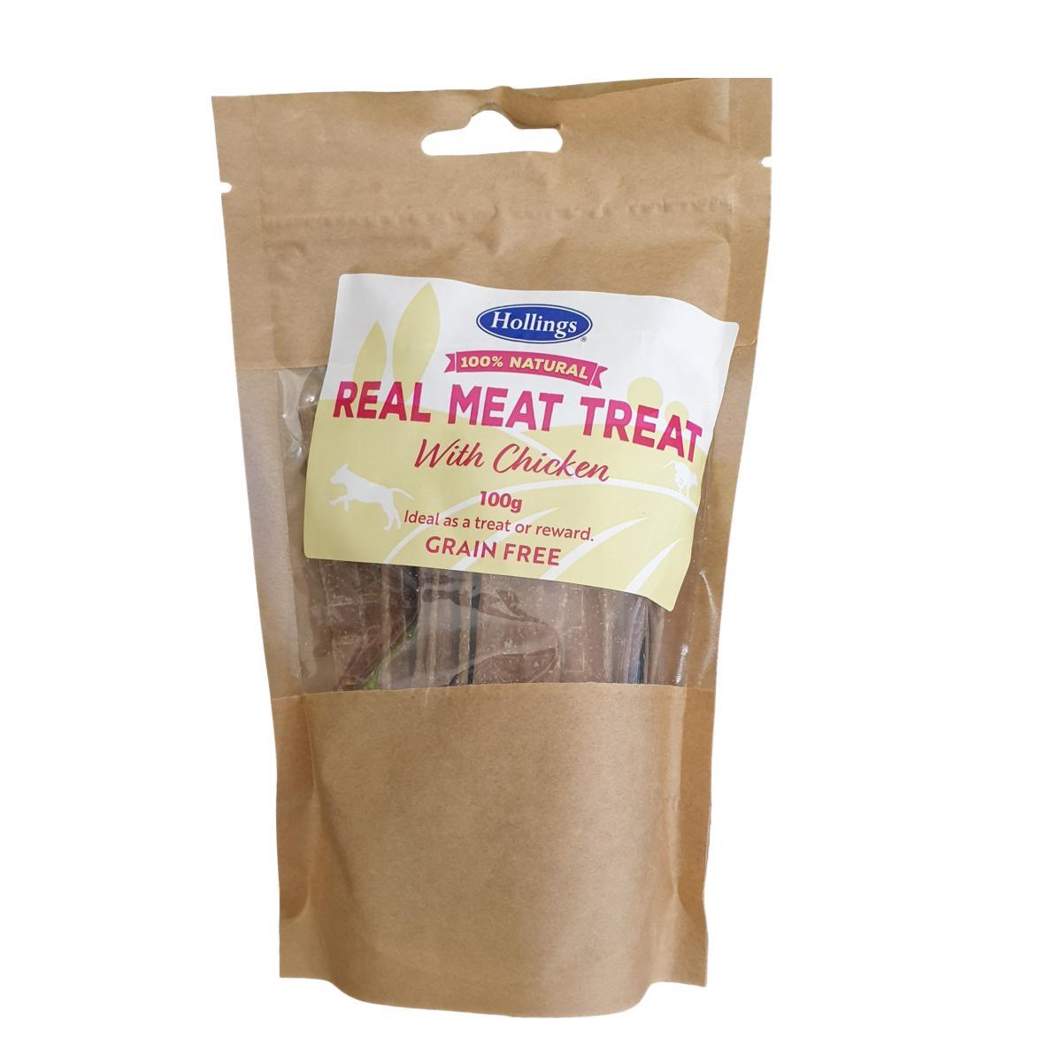 HOLLINGS Real Meat Treat with Chicken 100g - Pets Villa