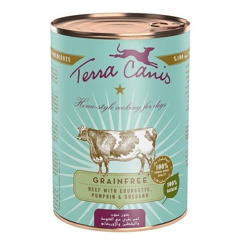 TERRA CANIS Dog Grain-free Beef with Courgette, Pumpkin and Oregano - Pets Villa