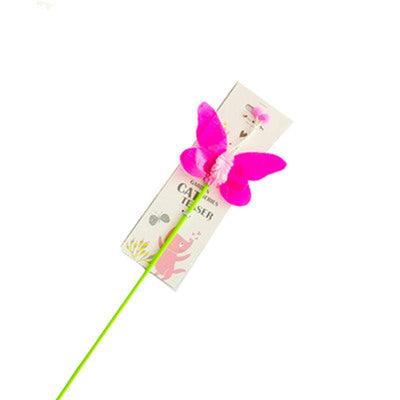 Interactive Butterfly Cat Teaser – Fluttering Toy for Playful Cats