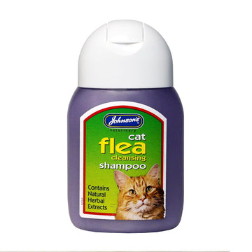 JOHNSONS Cat Flea Cleansing Shampoo - Pets Villa