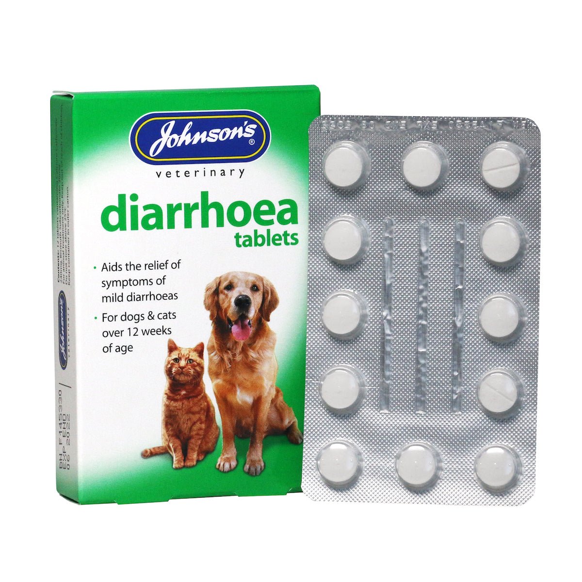JOHNSON'S Diarrhoea Tablets - Pets Villa