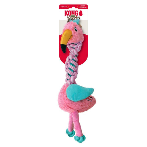 KONG Knots Twists Flamingo - Pets Villa