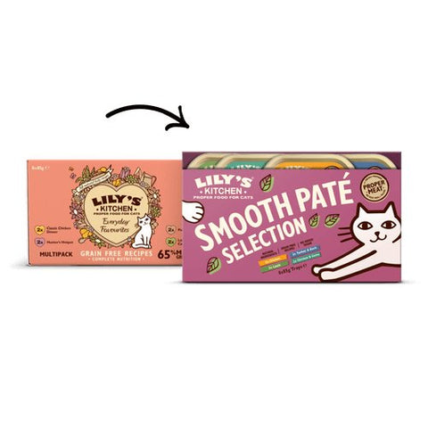 LILY'S KITCHEN Cat Paté Selection 8x85g - Pets Villa