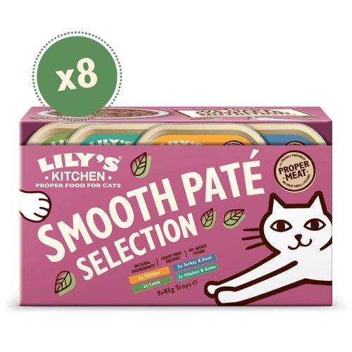 LILY'S KITCHEN Cat Paté Selection 8x85g - Pets Villa