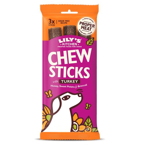 LILY'S KITCHEN Chew Sticks Turkey 120g - Pets Villa