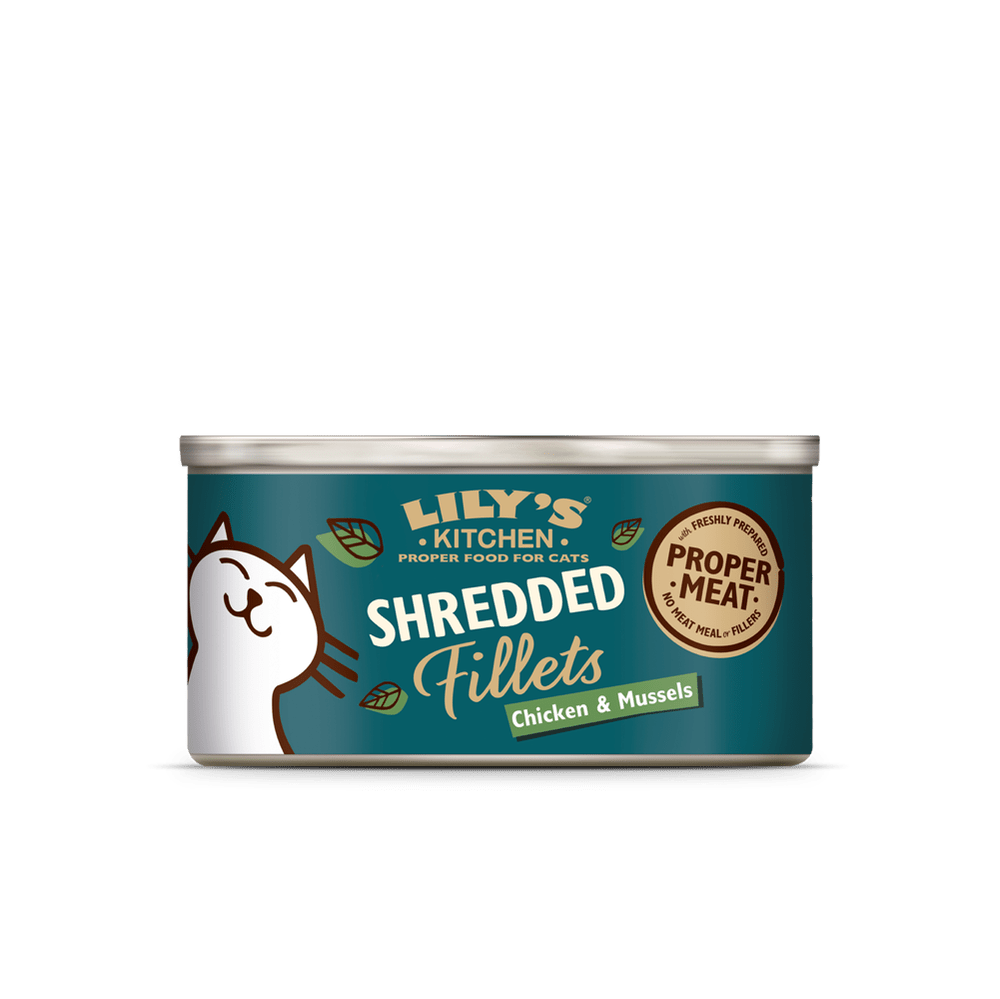 LILY'S KITCHEN Chicken with Mussel Shredded Fillets - Pets Villa