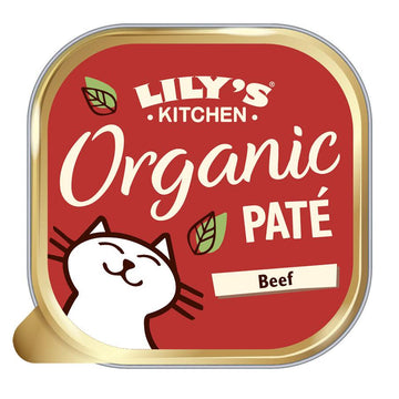LILY'S KITCHEN Organic Beef Paté for Cats - Pets Villa