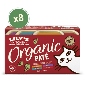 LILY'S KITCHEN Organic Paté 8 x 85g Multipack