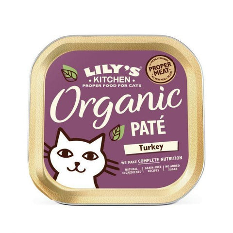 LILY'S KITCHEN Organic Turkey Paté for Cats - Pets Villa