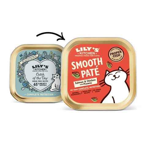 LILY'S KITCHEN Smooth Salmon & Chicken Paté for Cats - Pets Villa