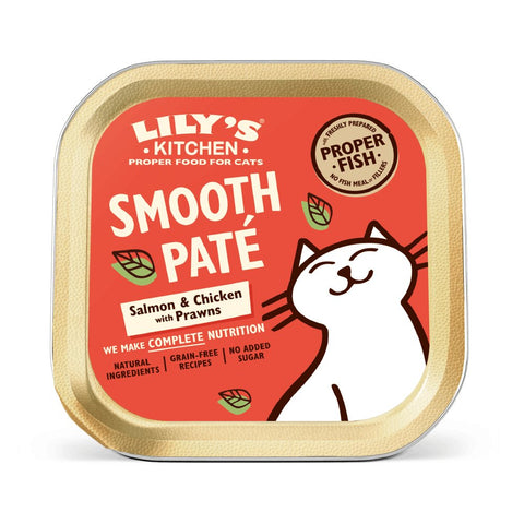 LILY'S KITCHEN Smooth Salmon & Chicken Paté for Cats - Pets Villa