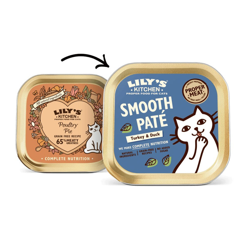 LILY'S KITCHEN Smooth Turkey & Duck Paté for Cats