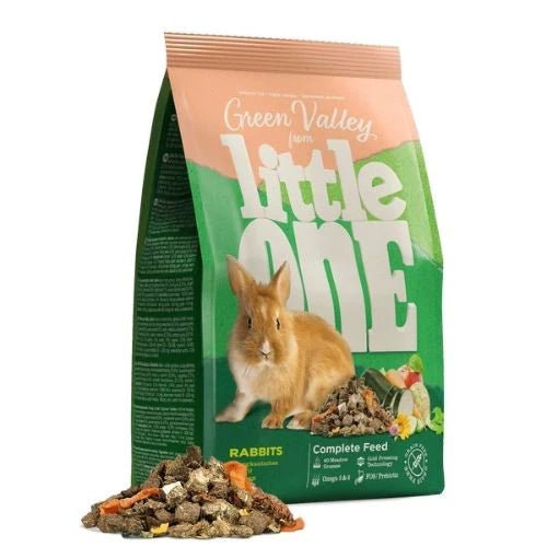 LITTLE ONE "Green Valley" Fibrefood for Rabbits - 750g - Pets Villa