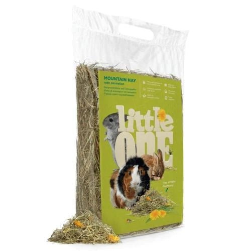 LITTLE ONE Mountain Hay With Dandelion 400g - Pets Villa