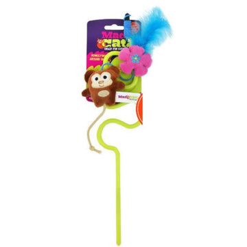 MAD CAT Monkeying Around Wand Cat Toy - Pets Villa
