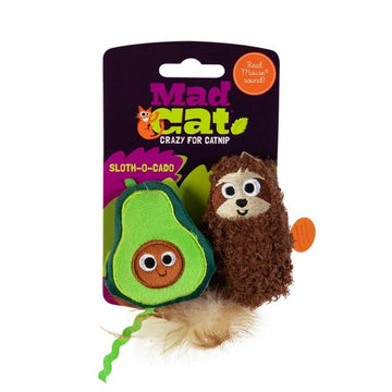 MAD CAT Sloth-O-Cado Cat Toy - Pets Villa