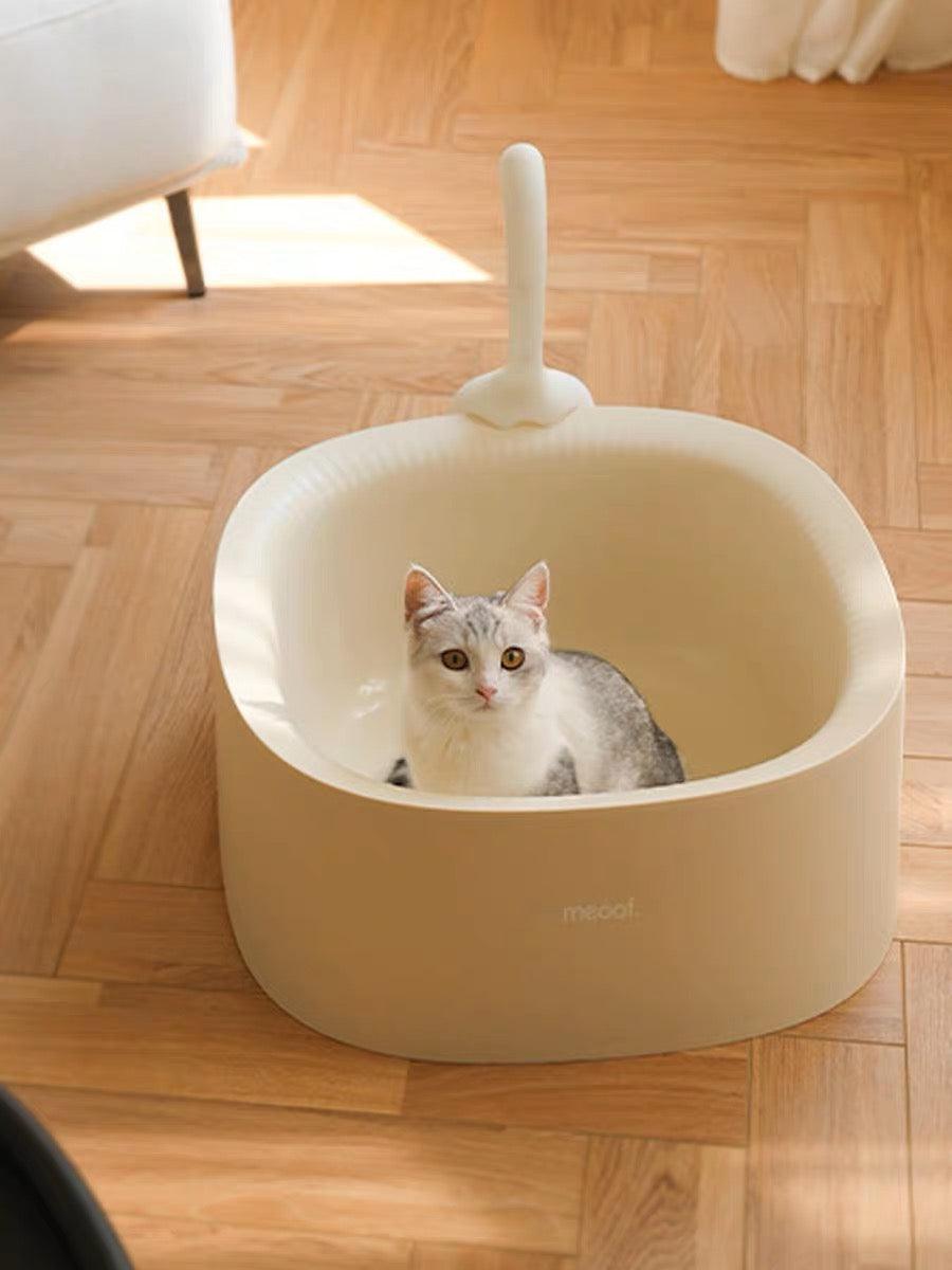 MEOOF Cat Litter Tray with Scoop - Pets Villa