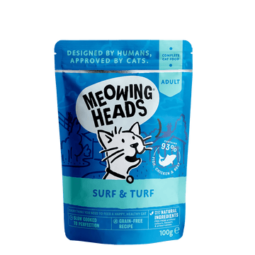 MEOWING HEADS Surf & Turf - Pets Villa
